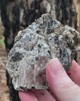 Video of mica and biotite. Silver/grey in colour with a lovely lustre.