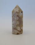 Image shows a polished flower agate generator.