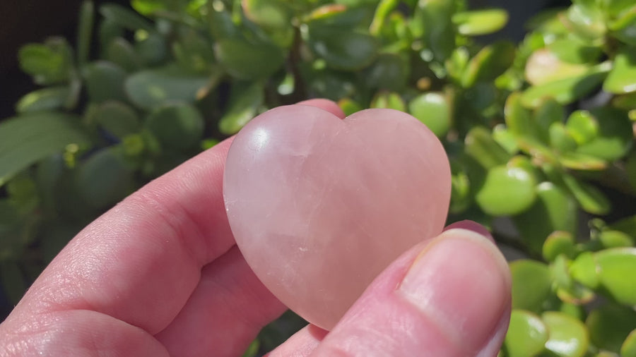 Rose Quartz Heart