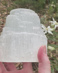 Selenite Castle Tealight Holder