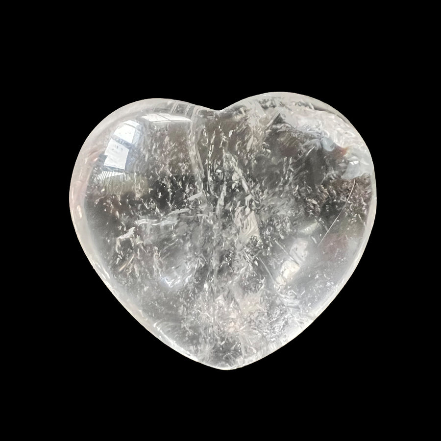 Clear Quartz Heart- A Grade