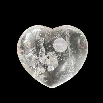 Clear Quartz Heart- A Grade