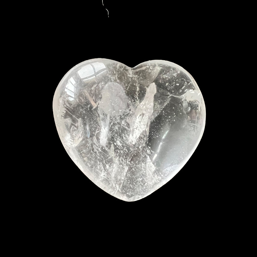 Clear Quartz Heart- A Grade