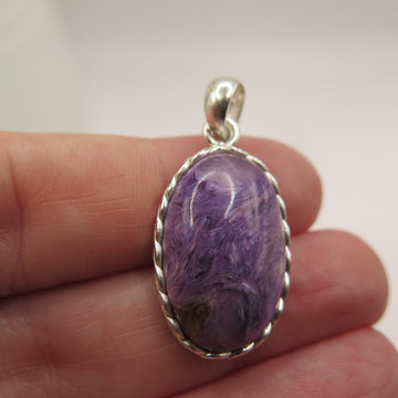 Charoite Oval Pendant