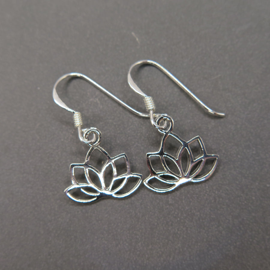 Lotus Leaf Drop Earring