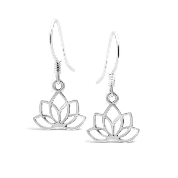 Lotus Leaf Drop Earring