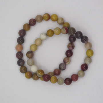 Mookaite Beaded Bracelet