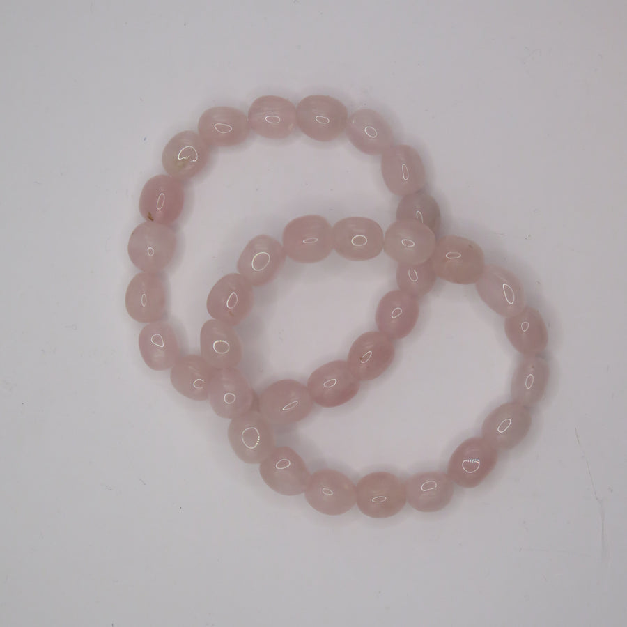 Rose Quartz Nugget Bracelet