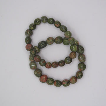 Unakite Nugget Bracelet